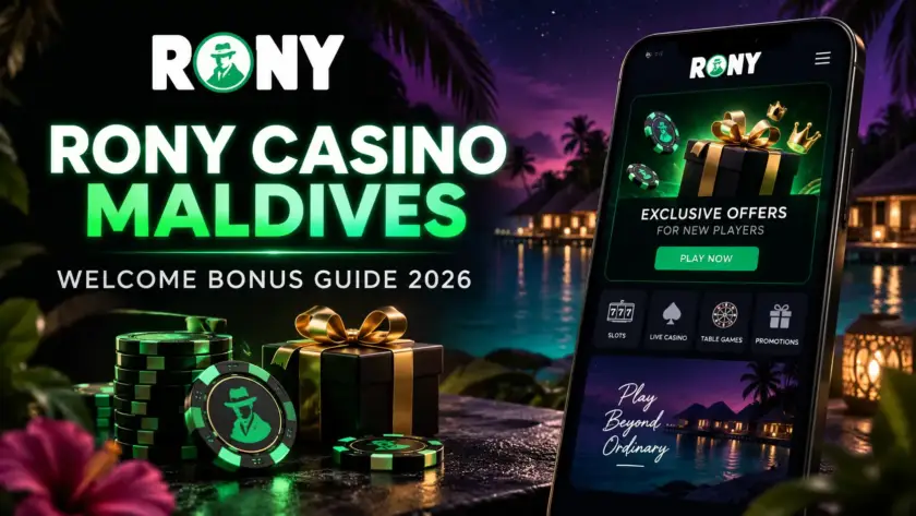 Rony Casino Maldives welcome bonus guide 2026