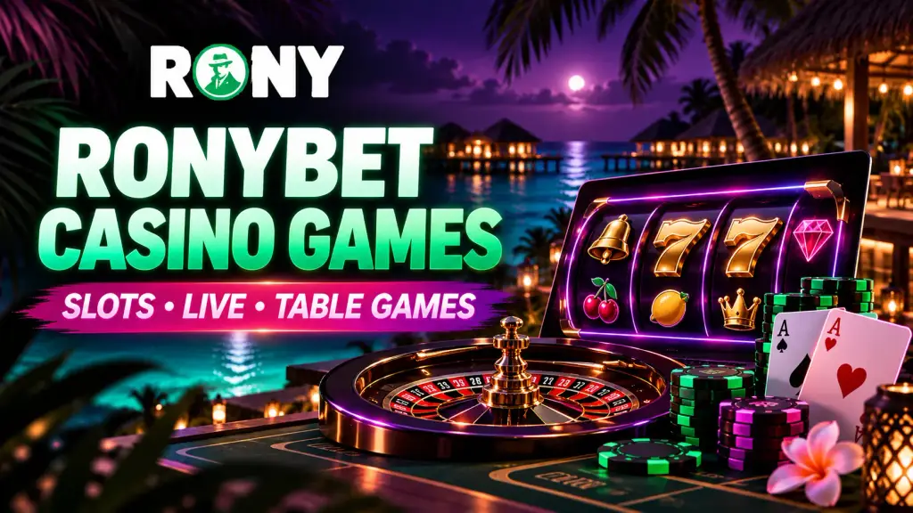 RonyBet casino games for Maldives players